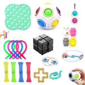 28 Different Full Set 32 Big Box Pack Pop Sensory 1 Pieces Bundle Simple Fidget Toys Set