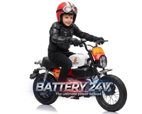 Moto électrique tout-terrain sous licence pour enfants, voiture jouet 24V en plastique de haute qualité, nouveauté