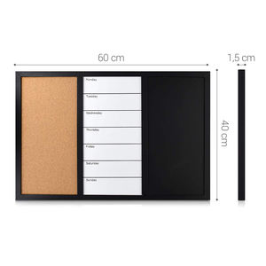 Usine Offre Spéciale hebdomadaire planificateur quotidien Note rappel mural panneau mural Combo <span class=keywords><strong>craie</strong></span> liège Bulletin <span class=keywords><strong>tableau</strong></span> blanc - Product Image 3