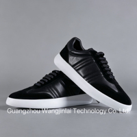 Sneakers décontractées pour hommes de créateurs italiens, élégantes, plates, de luxe, en cuir et daim cousus à la main, pour les voyages et la marche en plein air
