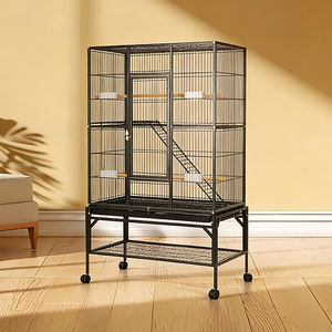 Sağlam Yapılı Büyük Kuş Kafesleri Kişiselleştirilmiş İhtiyaçlara Göre Kuş Üreme Kafesi Kolay Temizlenen Kuş Kafesi Kuş Kafesleri Papağan Kümesi - Product Image 6