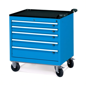 Fami Flexa Series Drawer <b>Cabinet</b> 5 Drawers 792x600x820 Mm Dark <b>Grey</b> Ral7000 Tool Storage - Product Image 3