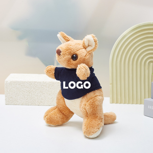 Mini mascota de peluche de canguro de 19CM, regalos australianos, logotipo personalizado, camisas OEM, relleno de algodón PP, Animal de peluche de Koala suave - Product Image 1