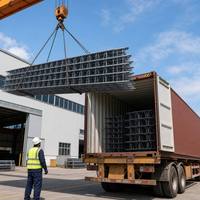 Plateau de plancher galvanisé Zhenpeng TD6-70 en treillis d'acier pour la construction de bâtiments multi-étages – Direct Usine