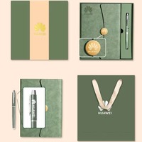 Ensemble cadeau de carnet personnalisé de papeterie en cuir à couverture rigide de luxe avec logo personnalisé et stylo Produits uniques