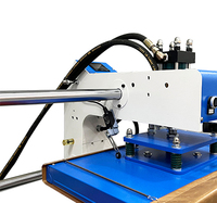 Máquina de Prensa Térmica Plana Automática de Alta Pressão 40x60cm 50cm 40cm com Mesa Dupla para Estamparia Têxtil e Hot Stamping de Camisetas