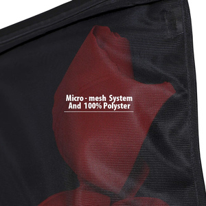 Durable Eco-friendly Reusable Polyester Cotton <b>Drawstring</b> Style <b>Laundry</b> <b>Bag</b> Zipper Foldable Mesh Design Stylish Fabric Washing - Product Image 3