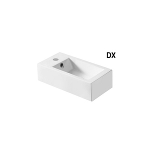 Lavabo da Appoggio La47 Destro 50x25.5cm: Design Elegante per Bagni di Stile - Product Image 1
