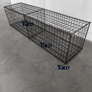 검은 PVC 코팅 용접 gabion 순 가격