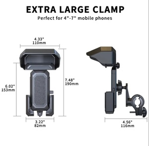 Soporte para teléfono móvil de bicicleta impermeable a prueba de golpes superventas para navegación de autoconducción y transmisión en vivo - Product Image 2