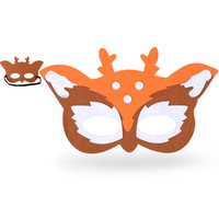 Masques en feutre d'animaux, 10 pièces, créatures de la forêt, cosplay animal, zoo, fête à thème de camping, fournitures pour enfants