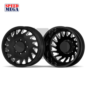 Jantes en alliage forgées noires de 20 à 28 pouces 8.25J PCD 6x139.7 8×165.1 CB 77.8 10x225 8x6.5 pour Ram1500 2500 - Product Image 1