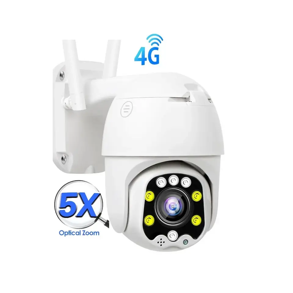 Outdoor MINI 4G WiFi CAMERA 5X Zoom Optional IR Night Version 30fps Security Camera CCTV