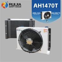 Mélangeur AH1470T-200L à refroidissement par air, échangeur de chaleur, utilisé comme refroidisseur d'huile pour moteurs marins diesel 12V 24V 220V 380V