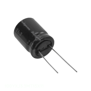 Distribuidor Autorizado, Condensador de Aluminio con Orificio Pasante 3.3UF 20% 100V RADIAL 3.3 uF 100YXJ3.3MT15X11 - Product Image 1