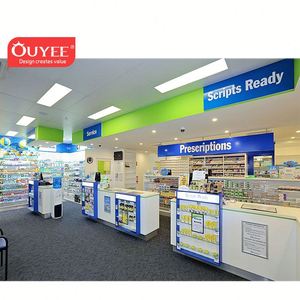 Conception de pharmacie moderne de haute qualité Décoration intérieure de magasin médical - Product Image 3