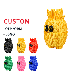 Wholesale Novelty Design Mr Pineapple Shaped Custom Color Hemp <b>Grinders</b> Tobacco Grinding Machine - Product Image 1