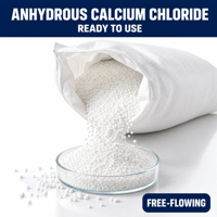 Chlorure de calcium anhydre en poudre, haute pureté, qualité industrielle, produit chimique