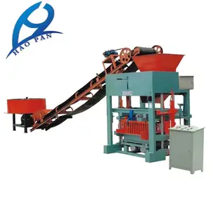 Máquina de fabricación de ladrillos 4-40b en la máquina de fabricación de ladrillos de suelo de Qatar.