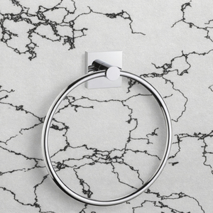 Modern Stainless Steel Chrome Toilet Towel Ring Eco-Friendly Rust-Free Wall Mount 3-Year Warranty <b>Bathroom</b> <b>Accessory</b> Rack - Product Image 3