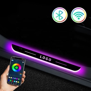 Nueva Barra de Luz LED RGB Ultra Brillante para el Umbral de la Puerta del Coche, Controlada por Aplicación, para Modificación/Actualización - Product Image 1