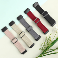 Correa de 20 mm para Garmin Vivoactive 6/Vivoactive 5/Garmin Venu/Venu Sq 2/Forerunner 55/165/645/245 Music correa elástica