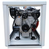Bouclier sonore et générateur marin 25kw refroidi à l'eau de mer à panneau distant pour yachts à voile