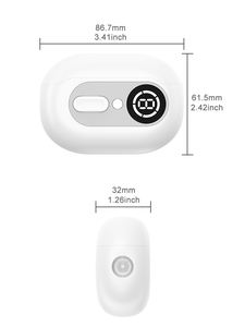 2'si 1 Arada USB Şarjlı Tırnak Kesme ve Parlatma Makinesi Otomatik Elektrikli Tırnak Törpüsü Kesici S06 Elektrikli Tırnak Makası - Product Image 3