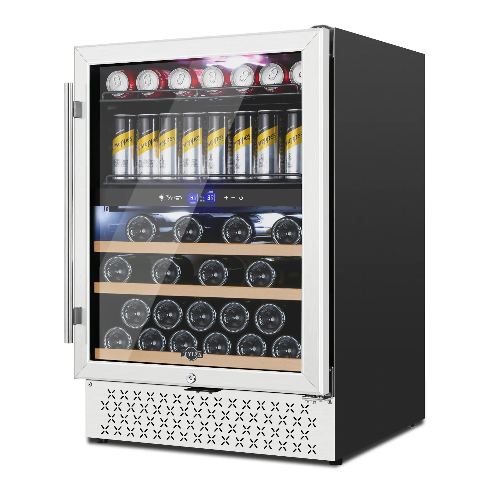 Refroidisseur de boissons commercial 24 "Réfrigérateur de boissons Réfrigérateur de boissons Refroidisseurs de vin et de boissons