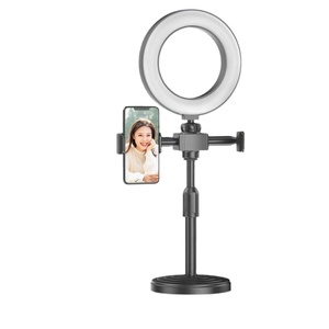 Anneau lumineux LED professionnel pour selfie avec support pour téléphone, idéal pour la photographie et le streaming vidéo en direct - Product Image 5