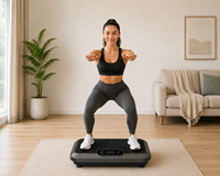 Plateforme vibrante pour usage domestique, machine d'exercice de fitness avec télécommande, 120 niveaux de résistance, entraînement complet du corps, shaker sportif pour la salle de sport