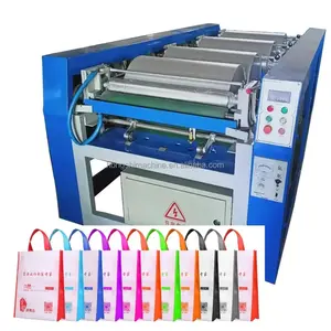 pp woven rice paper bag printer making machine with flexo non woven bag printing machine