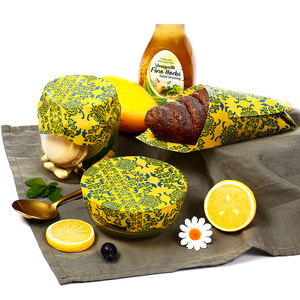 Rifiuti zero nessun involucro di plastica riutilizzabile per alimenti Eco Friendly sostenibile per mantenere gli alimenti da cucina borsa per avvolgere la <span class=keywords><strong>cera</strong></span> d'<span class=keywords><strong>api</strong></span> fresca stock pronto per le <span class=keywords><strong>api</strong></span> - Product Image 3