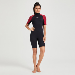 Combinaison de <span class=keywords><strong>plongée</strong></span> courte 3 mm pour homme et femme, manches courtes, short en néoprène, combinaison de surf épaisse, chaude et résistante au froid - Product Image 2