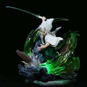 Figura de Anime de Demon Slayer en Oferta, <span class=keywords><strong>Sanemi</strong></span> <span class=keywords><strong>Shinazugawa</strong></span> con Escena de Acción, Figura de Acción de Anime de Demon Slayer - Product Image 3