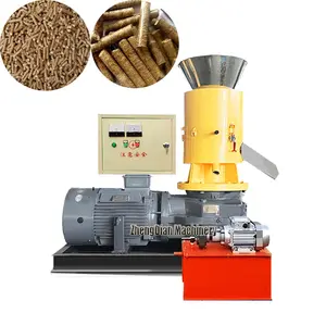 Small biomass wood pelletizer/Biomass pelletizer machine/Agricultural waste pellet making machine