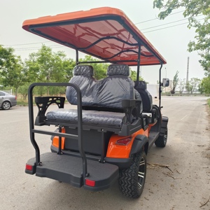 Meilleure vente Voiturette de golf électrique HKBG 6 places de couleur personnalisée - Product Image 6