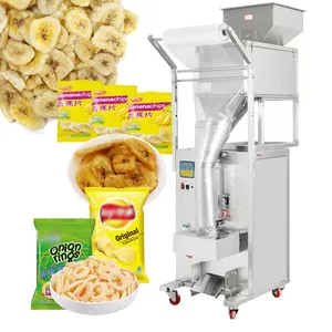 Prezzo basso banana piantaggine patatine patatine pesatura bustina macchina multifunzione macchina pour emballage