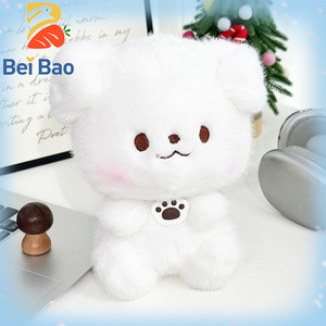 Usine professionnelle, jouets en <span class=keywords><strong>peluche</strong></span> d'anime de 4, 7, 8 pouces, 7-10-20-25 cm, chien blanc, jouets pour enfants, pour machine à griffes, peluches - Product Image 6