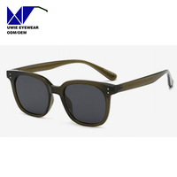 Lunettes de soleil carrées personnalisées OEM TR90 UV400 polarisées pour adultes unisexes, taille 52-19-150, 10+ ans d'expérience