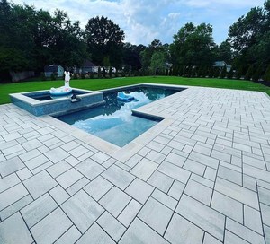 Vendita calda di dimensioni personalizzate granito dorato piastrelle <span class=keywords><strong>in</strong></span> granito pavimenti <span class=keywords><strong>in</strong></span> pietra lastra di porcellana per il pavimento esterno del giardino - Product Image 4