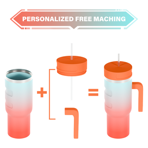 Wholesale Custom logo 40oz Insulated Double Wall Hot Cold Thermal Travel Coffee Mug Vacuum Stainless Steel Tumbler with Handle - Product Image 4