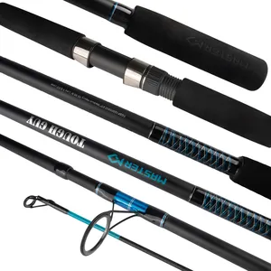 Toughguy Super Sterke Spinning Hengel Zee Vissen Surf Staaf Casting Carbon Fiber Glasvezel