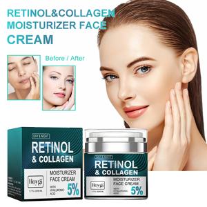 ครีมและโลชั่นบำรุงผิวหน้าเรตินอล คอลลาเจน ไฮยาลูรอนิค แอซิด ช่วยลดเลือนริ้วรอย สำหรับใช้กลางวัน เหมาะสำหรับผิวแห้ง - Product Image 5