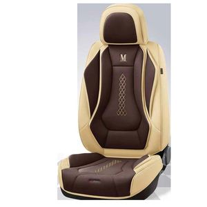 Housse de siège de voiture universelle toutes saisons, style sport, durable, respirante, en cuir PU imperméable, entièrement enveloppante - Product Image 6