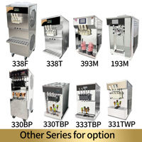 Machine à glace molle 3 saveurs 640Pcs/H, mini machine à yogourt glacé, équipement à glace molle Space Man pour camion de restauration rapide
