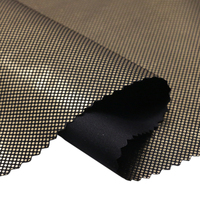 Tissu personnalisé de stockage de chaleur et d'isolation thermique à pois Isolation thermique bronzant Doublure de veste en duvet Tissu interlock