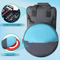 Sac à dos Portable étanche de 12 pouces avec LOGO personnalisé, sac de rangement de coussinets muets avec étui de sac à baguette
