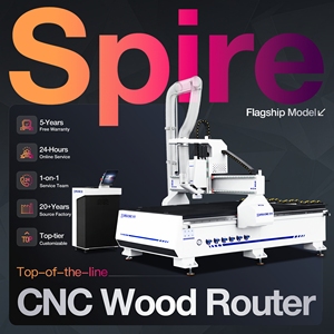 Nouveau modèle 2026 – Routeur CNC pour bois série <span class=keywords><strong>Spire</strong></span> 1520 avec garantie de 5 ans, système servo haute précision, vente directe usine - Product Image 1