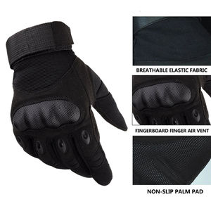 Gants tactiques de moto en microfibre pour l'extérieur, antidérapants, pour l'été, le fitness, le cyclisme, l'entraînement sportif et l'usage quotidien - Product Image 4